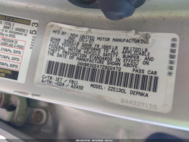 Toyota Corolla Le