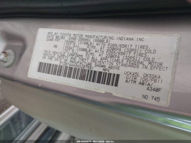 Toyota Sequoia Sr5 V8