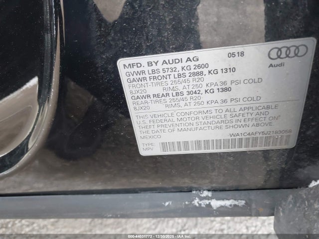 Audi Sq 3.0t Premium Plus