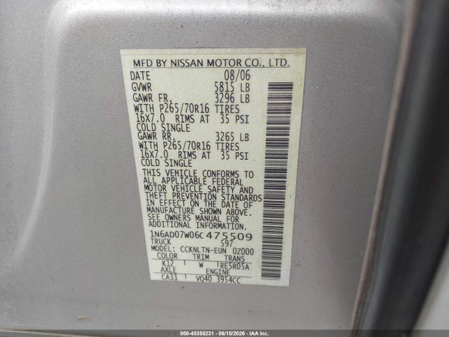 Nissan Frontier Se