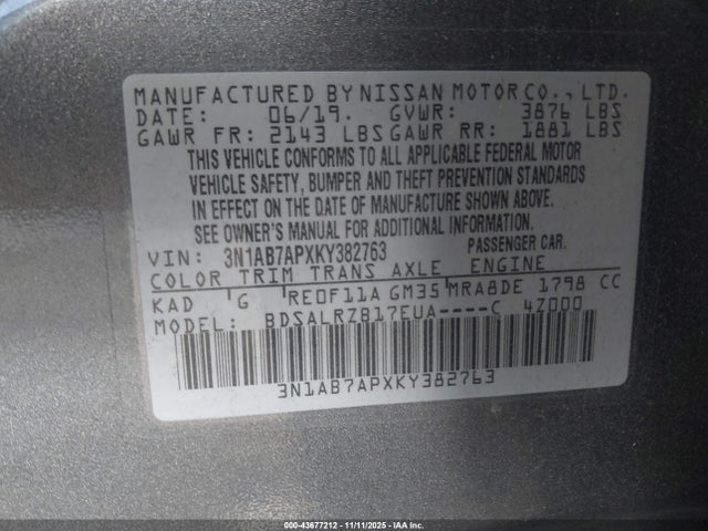 Nissan Sentra Sr