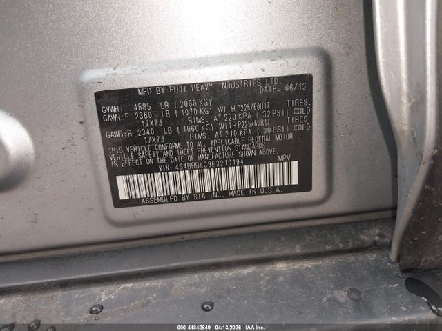 Subaru Outback 2.5i Limited