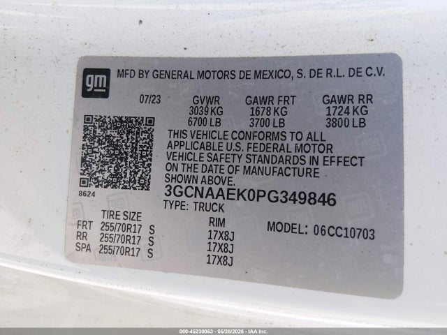 Chevrolet Silverado 1500 2wd  Standard Bed Wt