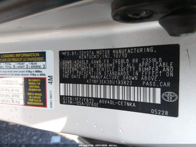 Toyota Camry Le