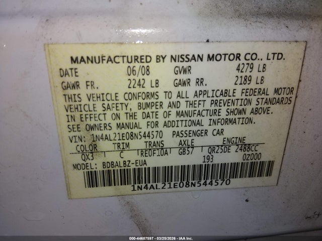 Nissan Altima 2.5 S
