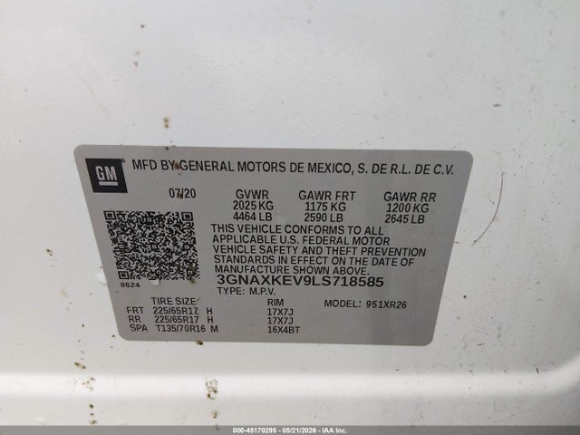 Chevrolet Equinox Fwd Lt 1.5l Turbo