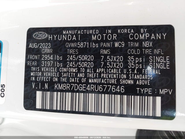 Hyundai PALISADE Calligraphy
