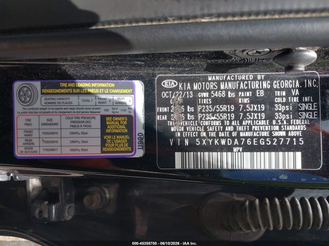 Kia Sorento Limited V6