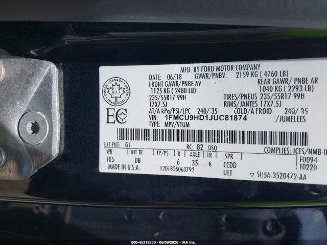 Ford Escape Sel