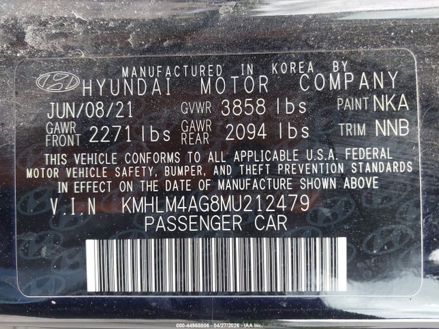 Hyundai ELANTRA Sel