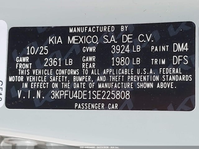Kia K4 Ex