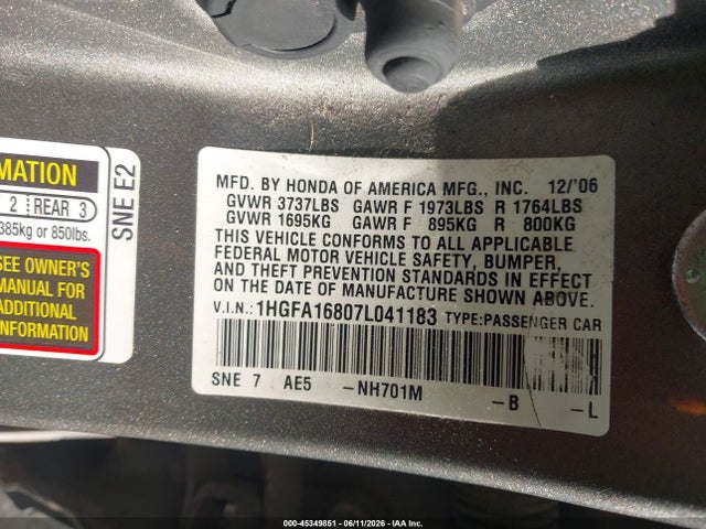 Honda Civic Ex