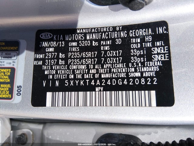 Kia Sorento Lx V6