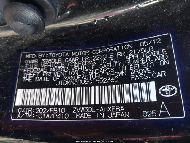 Toyota Prius Three