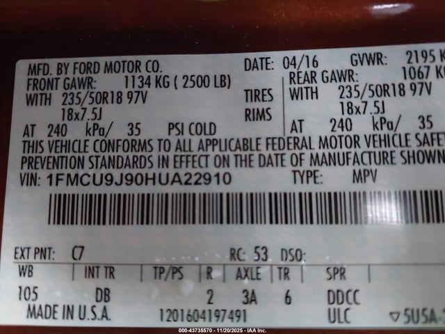 Ford Escape Titanium