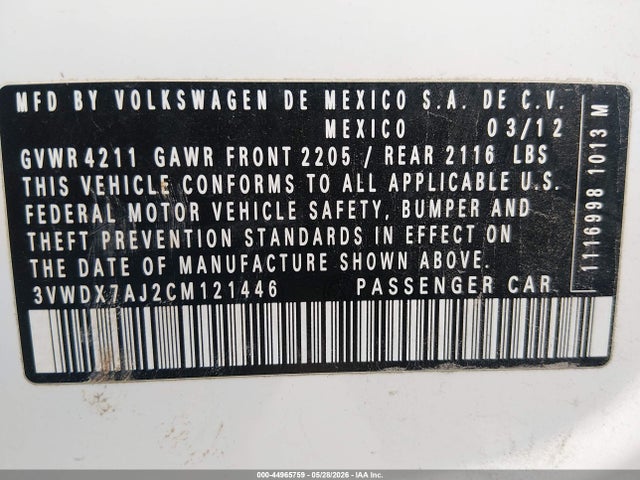 Volkswagen Jetta 2.5l Se