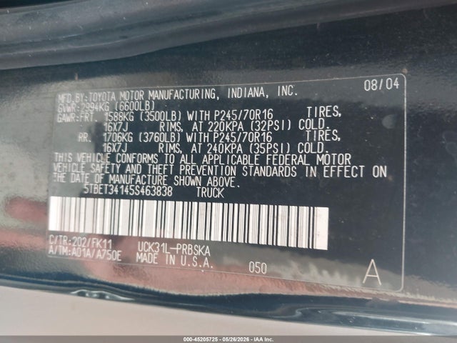Toyota Tundra Sr5 V8