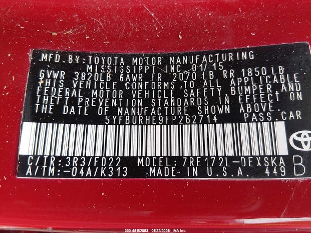 Toyota Corolla S