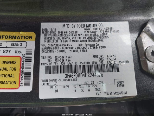 Ford Fusion Se