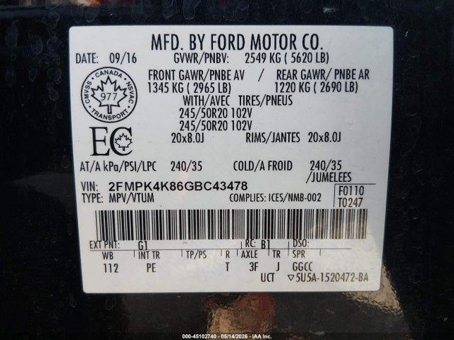 Ford Edge Titanium