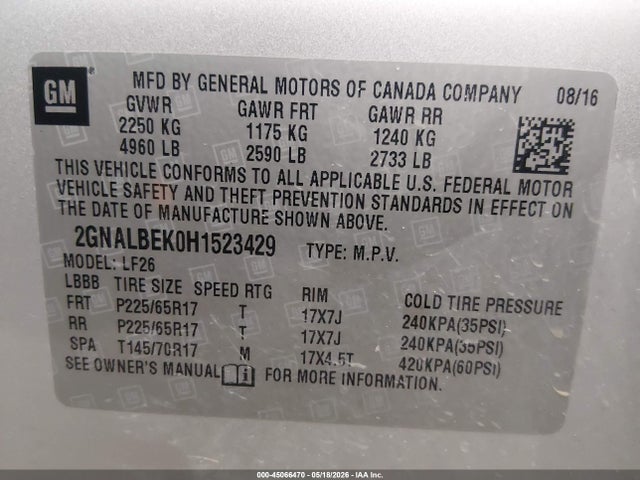 Chevrolet Equinox Ls