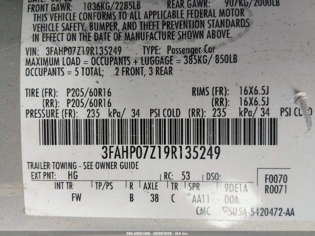 Ford Fusion Se