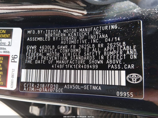 Toyota Camry Le