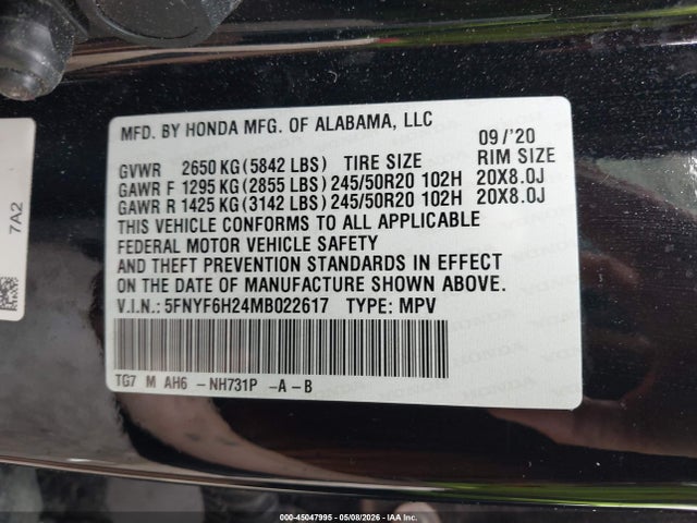 Honda Pilot Awd Special Edition