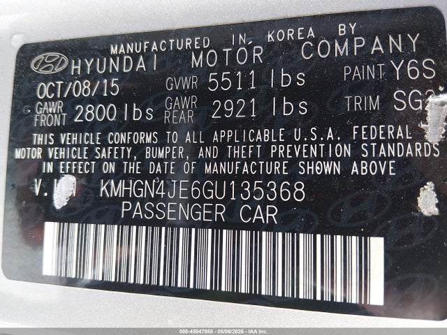 Hyundai Genesis 3.8