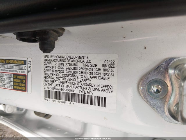 Honda CR-V Awd Ex-l