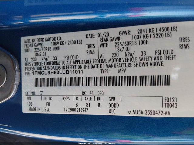 Ford Escape Sel