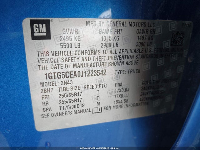GMC Canyon Sle