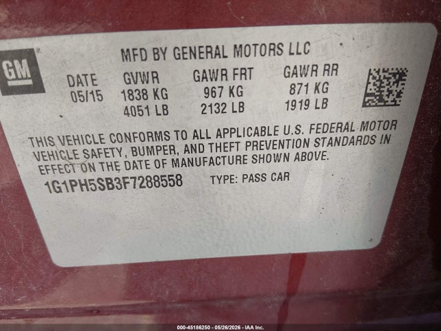 Chevrolet Cruze Eco Auto