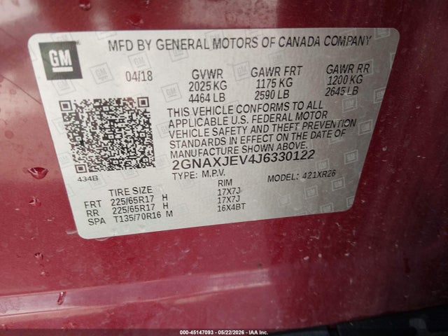 Chevrolet Equinox Lt