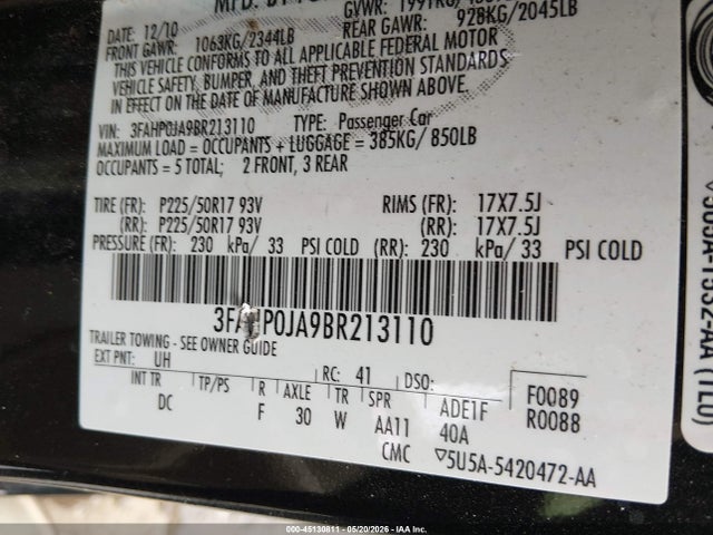 Ford Fusion Sel