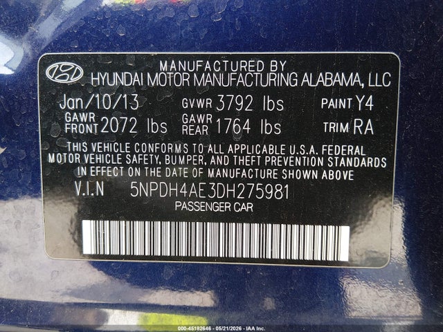 Hyundai ELANTRA Gls
