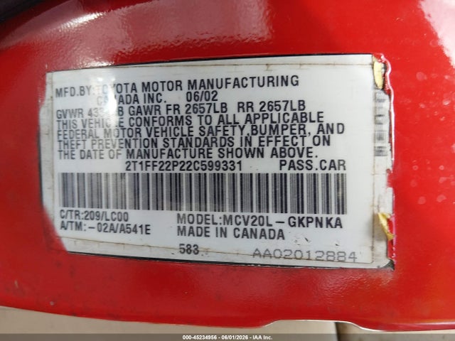 Toyota Camry Sle V6