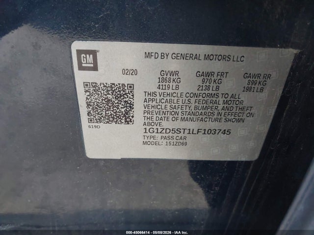 Chevrolet Malibu Fwd Lt