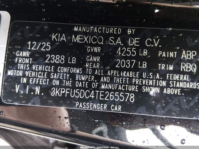 Kia K4 Gt-line Turbo