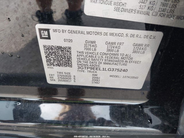 GMC Sierra 1500 4wd  Short Box At4