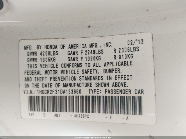 Honda Accord Lx