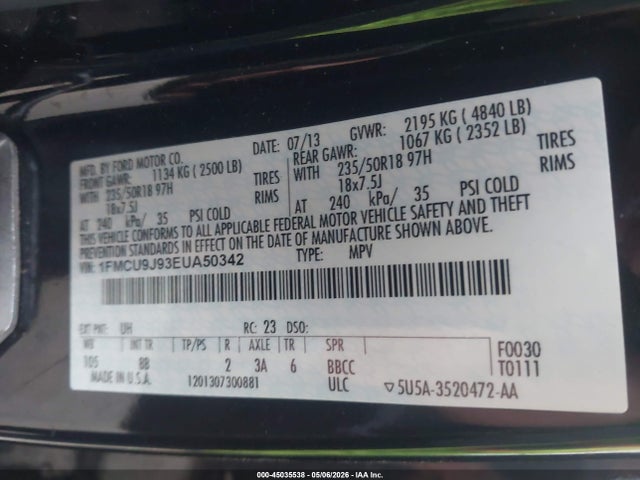 Ford Escape Titanium