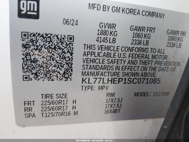 Chevrolet Trax Fwd Lt