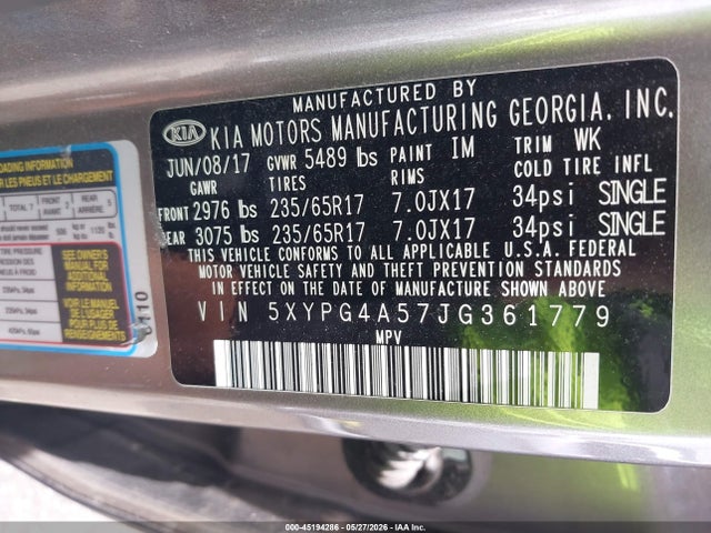 Kia Sorento 3.3l Lx