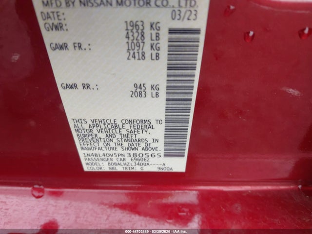 Nissan Altima Sv Fwd