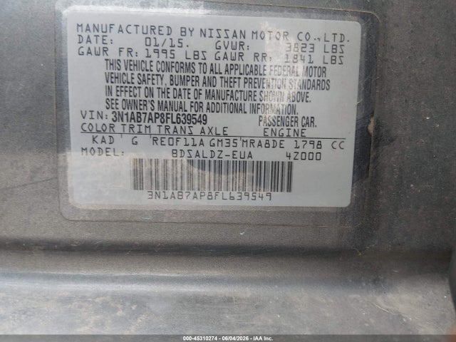 Nissan Sentra Sv