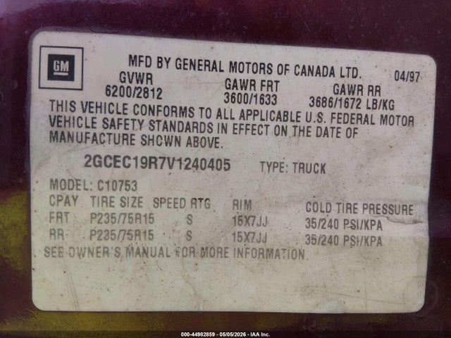 Chevrolet C1500 Fleetside