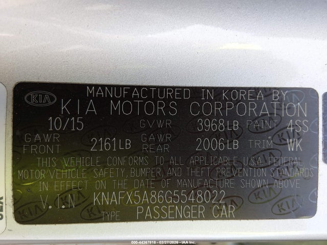 Kia Forte Ex