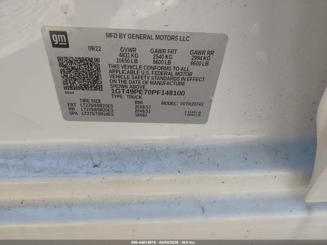 General Motors Sierra 2500HD 4wd  Standard Bed At4