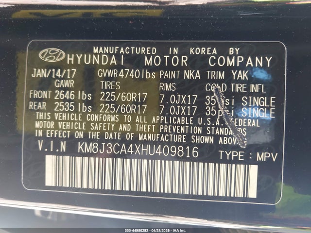 Hyundai TUCSON Se Plus